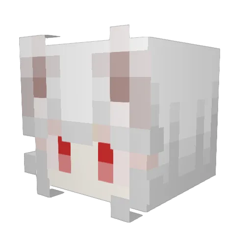 Lightning_Bloom Minecraft avatar head, 3D render