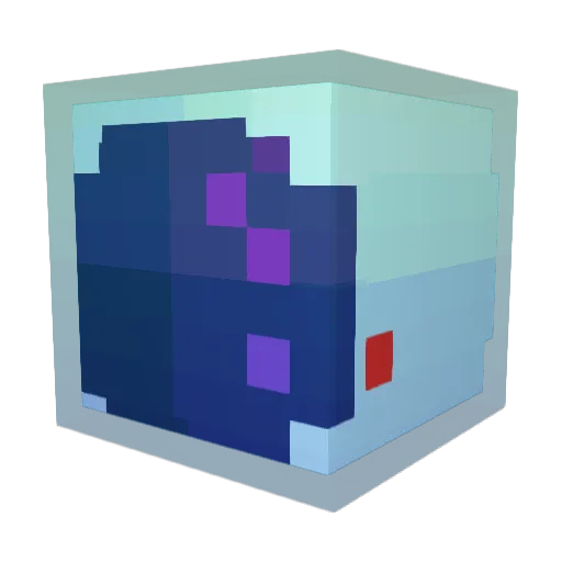Lightning_D Minecraft avatar head, 3D render
