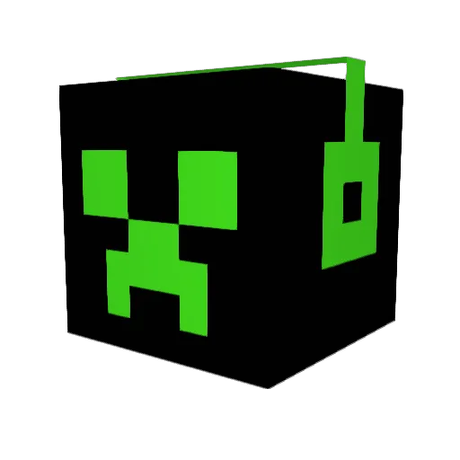 Lightning_Ldrago Minecraft avatar head, 3D render