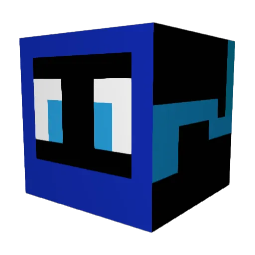 Lightningchabba Minecraft avatar head, 3D render