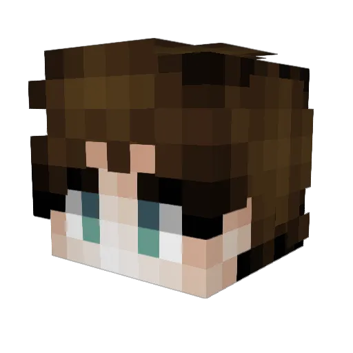 Lightningv11211 Minecraft avatar head, 3D render