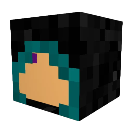 LightofEternity Minecraft avatar head, 3D render