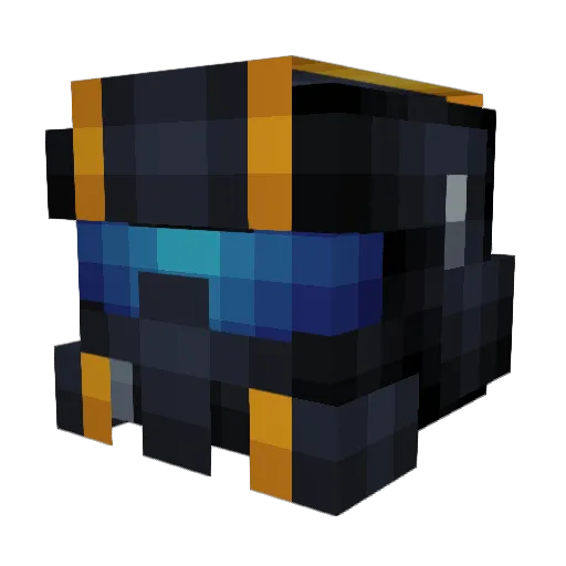 LightshadowFB Minecraft avatar head, 3D render