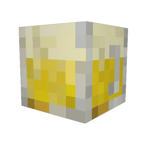 Lightzxn Minecraft avatar head, 3D render