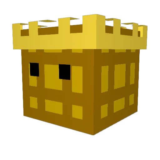 LigitXBuilder117 Minecraft avatar head, 3D render