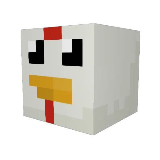 Ligma8lls Minecraft avatar head, 3D render