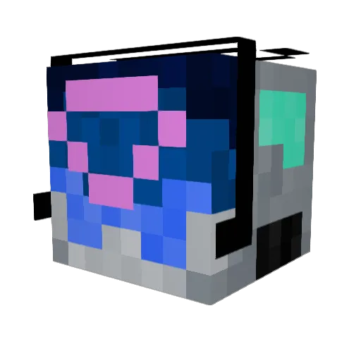 Ligmar125 Minecraft avatar head, 3D render