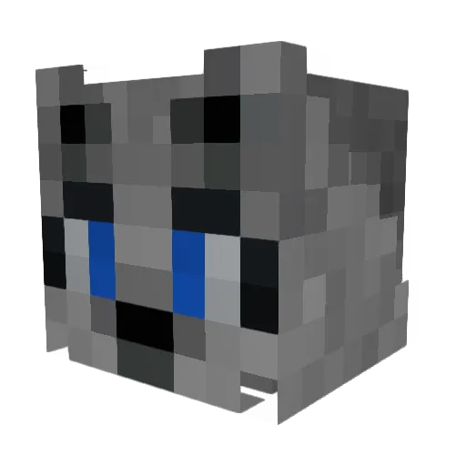 Liiberation Minecraft avatar head, 3D render