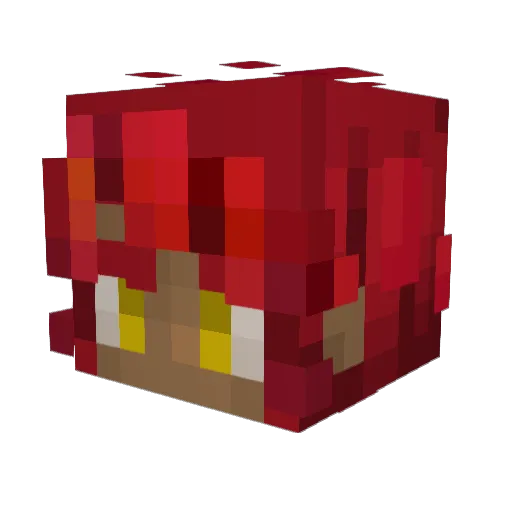 LiiftYourself Minecraft avatar head, 3D render
