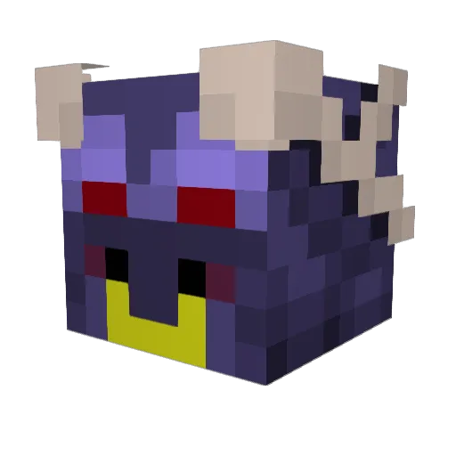 Liigrex Minecraft avatar head, 3D render