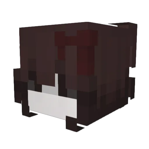 Liivsh Minecraft avatar head, 3D render
