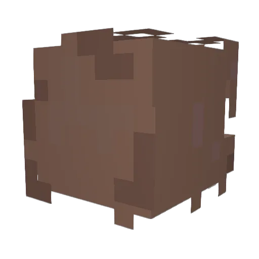 Lik4ne Minecraft avatar head, 3D render
