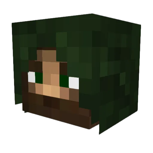 Lik_Koekje Minecraft avatar head, 3D render