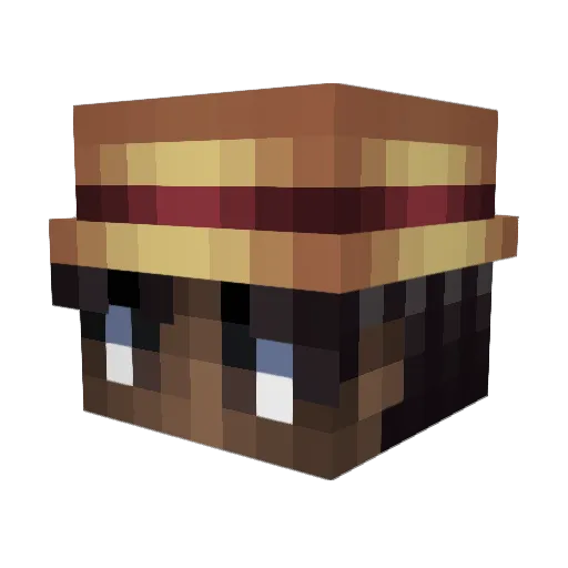LikeAhGoaT Minecraft avatar head, 3D render