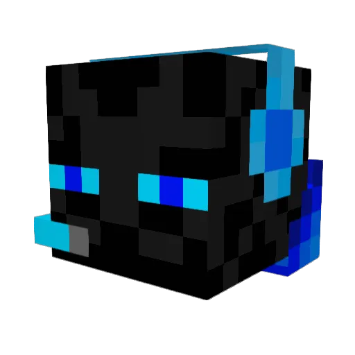 LikeFoZy Minecraft avatar head, 3D render