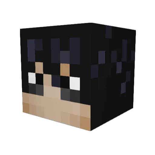 LikeRosesWeDie Minecraft avatar head, 3D render