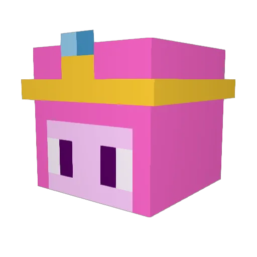 LikeTestone Minecraft avatar head, 3D render