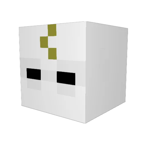 LikeTheBoxer Minecraft avatar head, 3D render