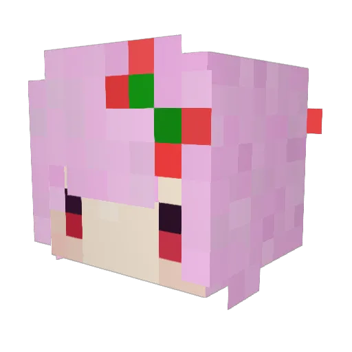 Like_Cupcake Minecraft avatar head, 3D render