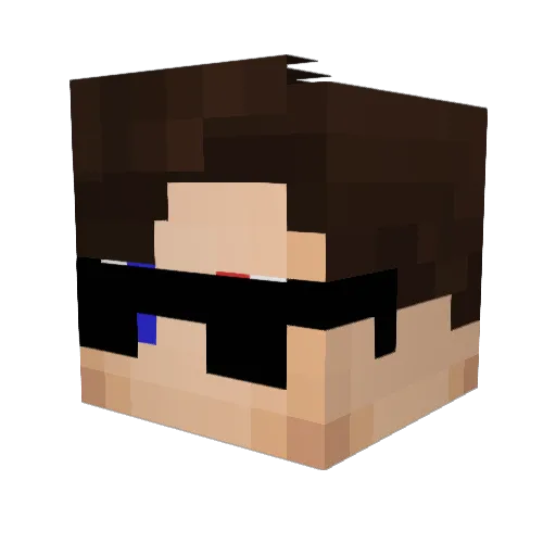 Like_Leif Minecraft avatar head, 3D render