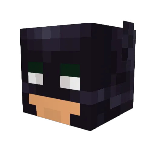 Like_a_boss201 Minecraft avatar head, 3D render