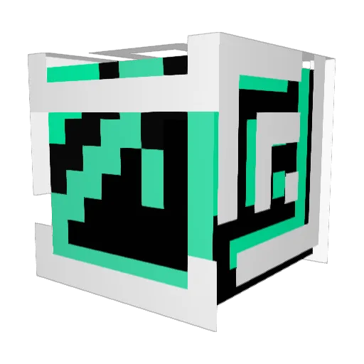 Like_said Minecraft avatar head, 3D render