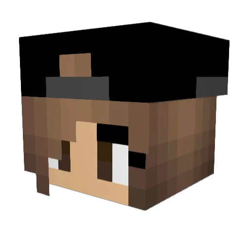 Likeaboss589 Minecraft avatar head, 3D render