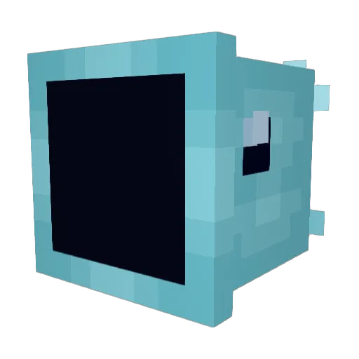 Likely7 Minecraft avatar head, 3D render