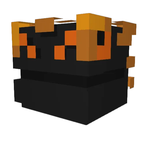 Likkshot Minecraft avatar head, 3D render