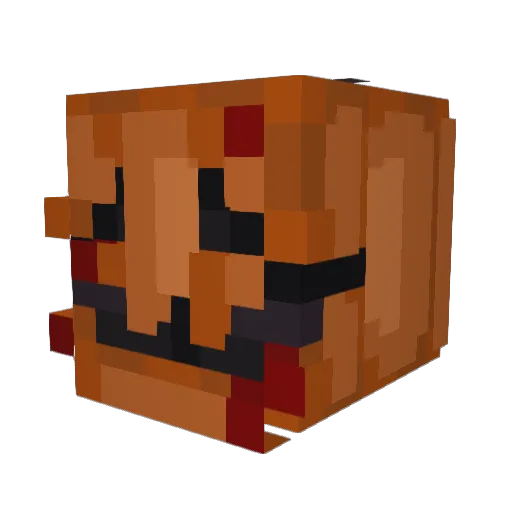 Likucho Minecraft avatar head, 3D render