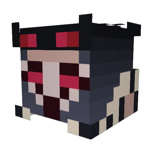 LilAcid1 Minecraft avatar head, 3D render