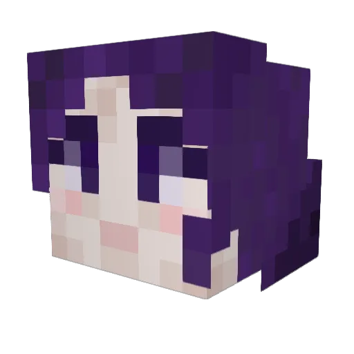 LilAinax Minecraft avatar head, 3D render