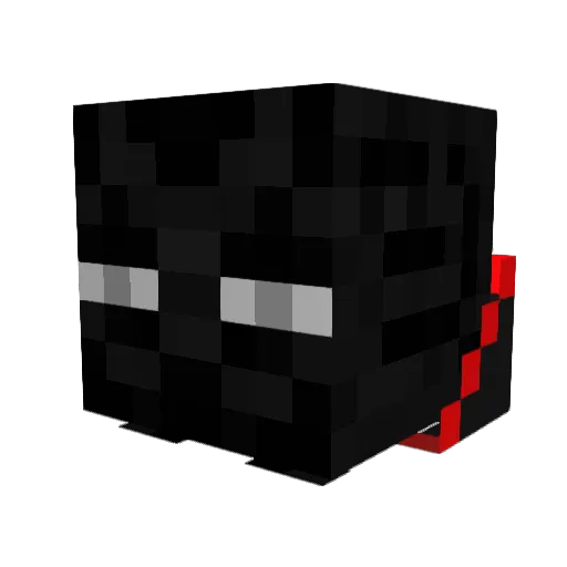 LilAnafor Minecraft avatar head, 3D render