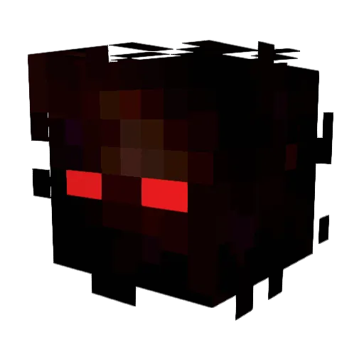 LilAutism69 Minecraft avatar head, 3D render