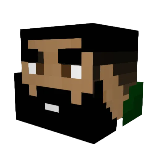 LilBabyReaper Minecraft avatar head, 3D render
