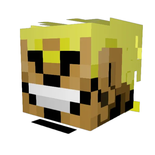 LilBabymaker Minecraft avatar head, 3D render