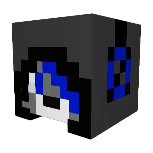 LilBafoon Minecraft avatar head, 3D render