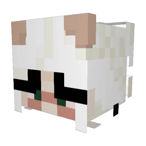 LilBear__3 Minecraft avatar head, 3D render