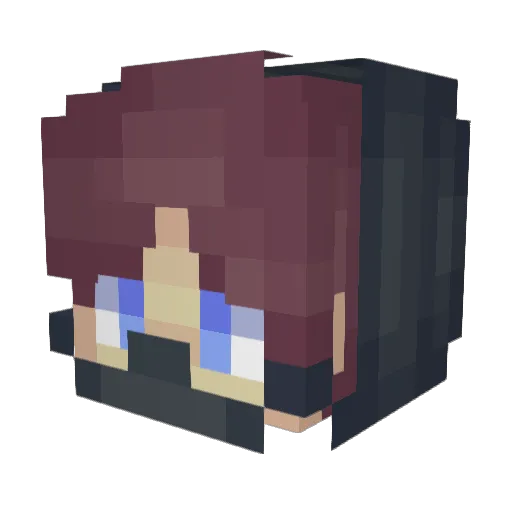 LilBeat01 Minecraft avatar head, 3D render
