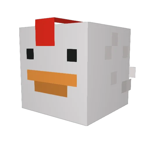 LilBiG777 Minecraft avatar head, 3D render