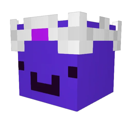 LilBily Minecraft avatar head, 3D render
