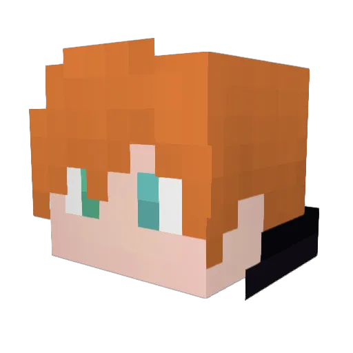 LilBitFrosty Minecraft avatar head, 3D render