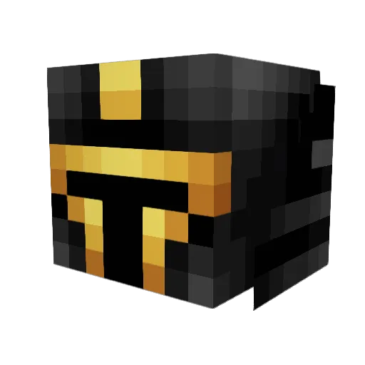 LilBitGoofy Minecraft avatar head, 3D render