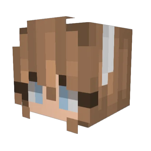LilBodalamba Minecraft avatar head, 3D render