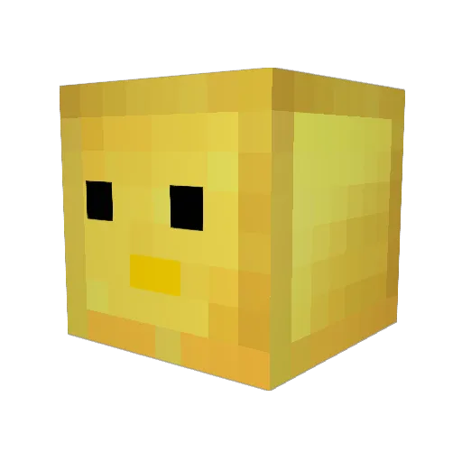 LilBojje_ Minecraft avatar head, 3D render