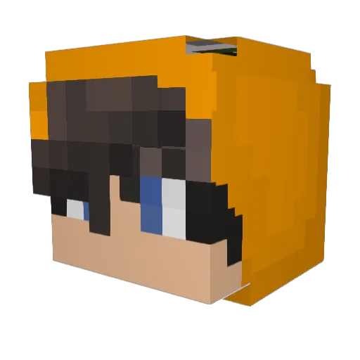LilBoopahR Minecraft avatar head, 3D render