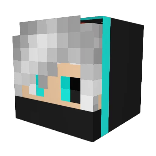 LilBrait Minecraft avatar head, 3D render
