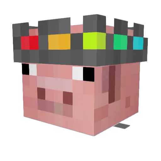 LilBroHamC Minecraft avatar head, 3D render