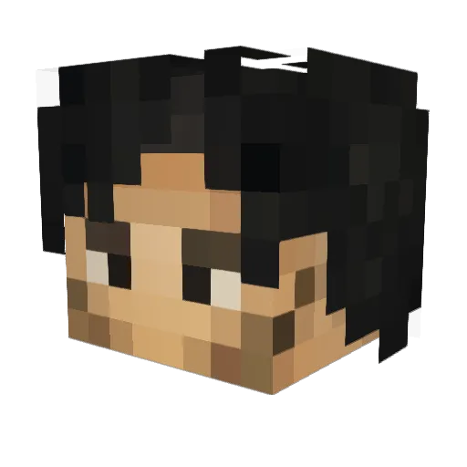 LilBroomstick6 Minecraft avatar head, 3D render