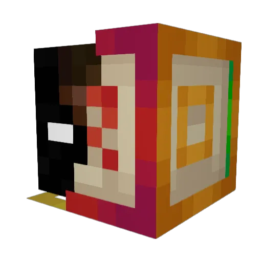 LilBros13 Minecraft avatar head, 3D render